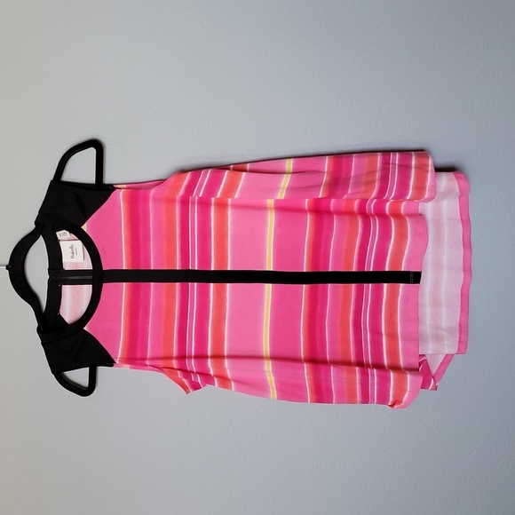 Rafaella weekend NWT bright stripe sleeveless top Large - Picture 1 of 8